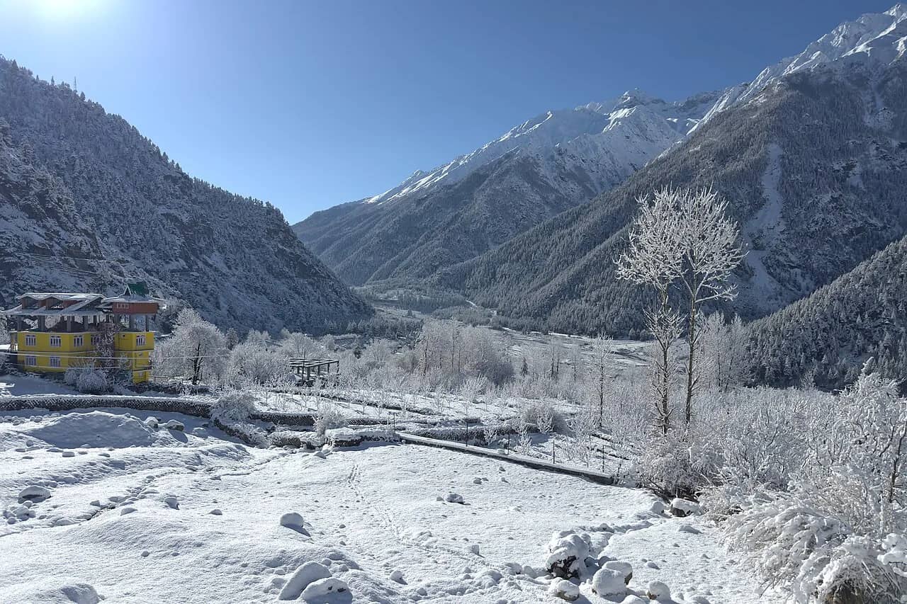 The Baspa valley at Sangla, Himachal Pradesh